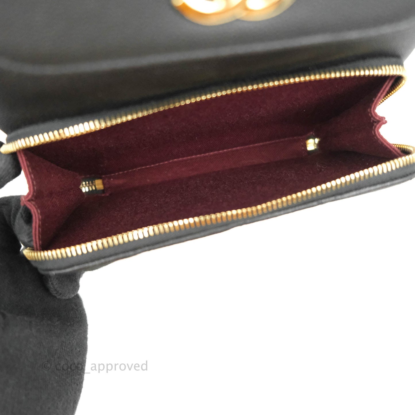 Chanel Quilted Business Affinity Backpack Black Caviar Gold Hardware