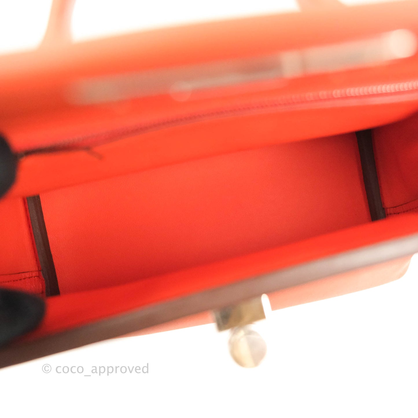 Hermès 24/24 21 Mini Terre Battue Palladium Hardware