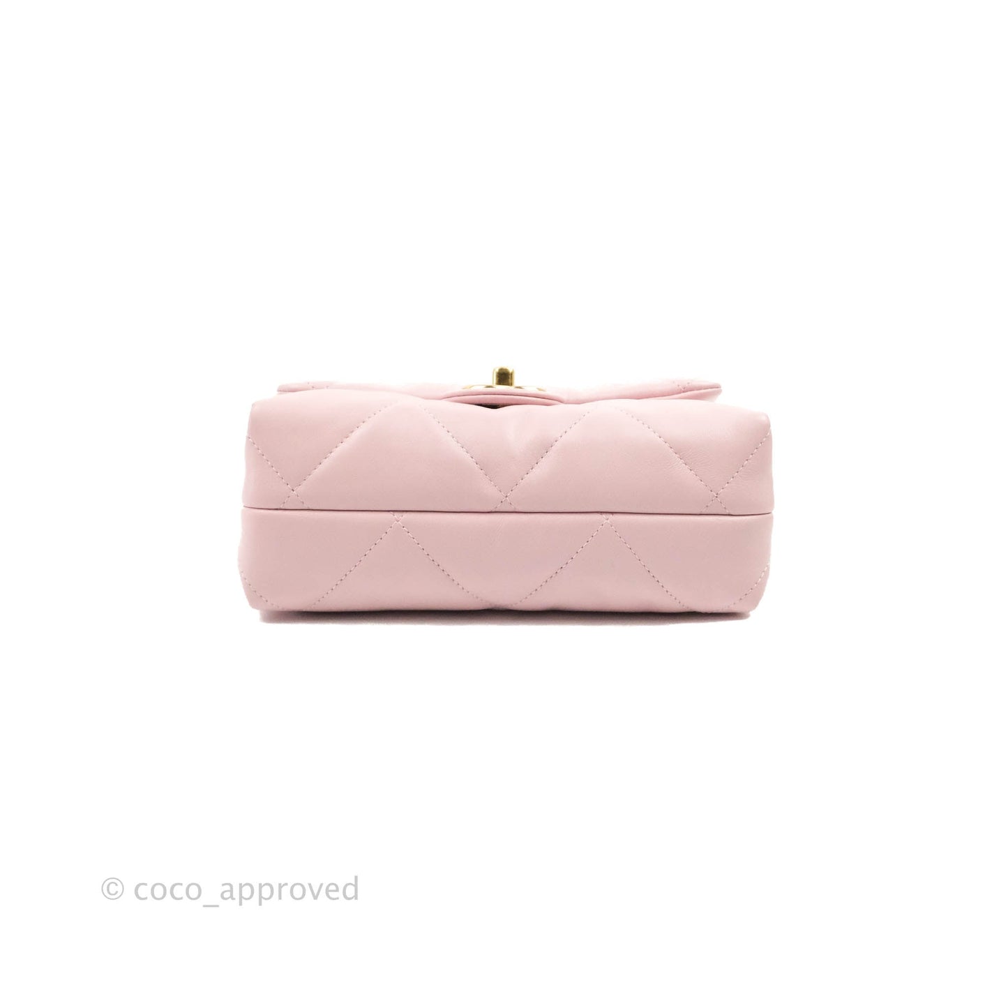 Chanel Small Flap Bag Light Pink Lambskin Aged Gold Hardware 22-23FW