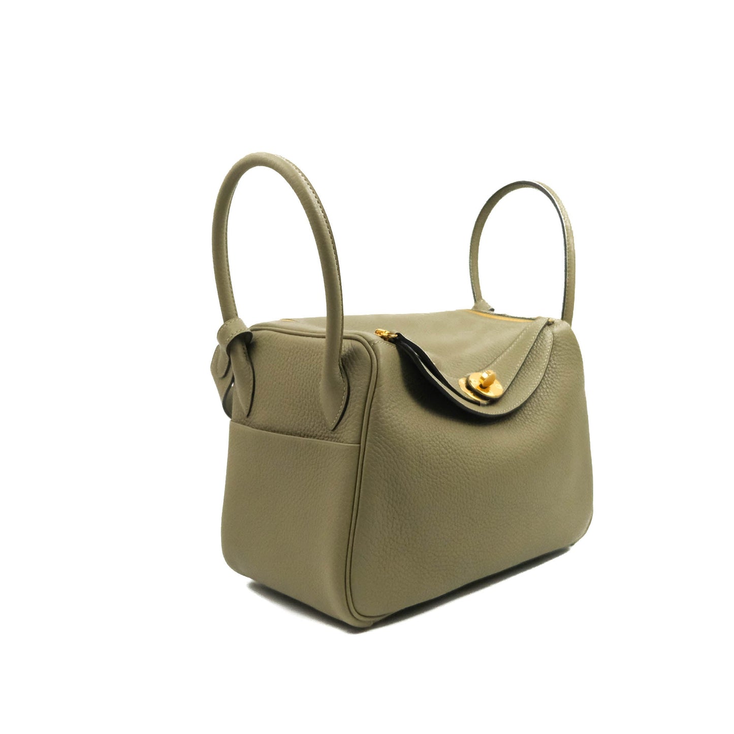 Hermès Lindy 26 Taurillon Clemence Sauge Gold Hardware