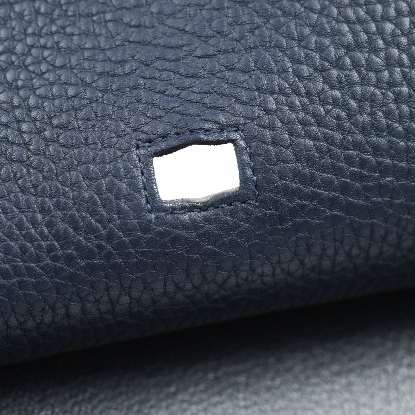 Hermes Jypsiere 28 Togo Midnight Blue Palladium Hardware