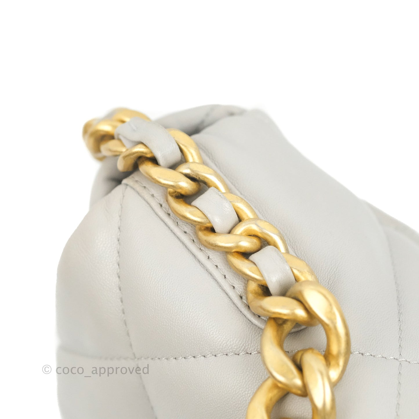 Chanel 19 Medium Grey Mixed Hardware