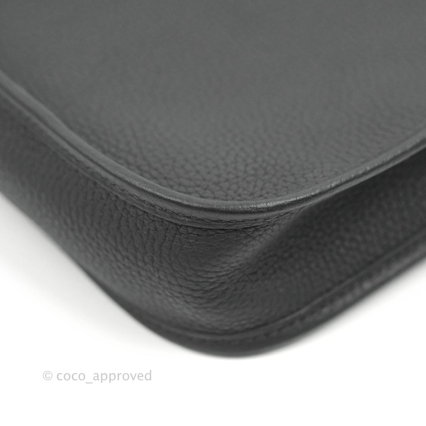 Hermès Mini Evelyne 16 Amazone Clemence Black Gold Hardware