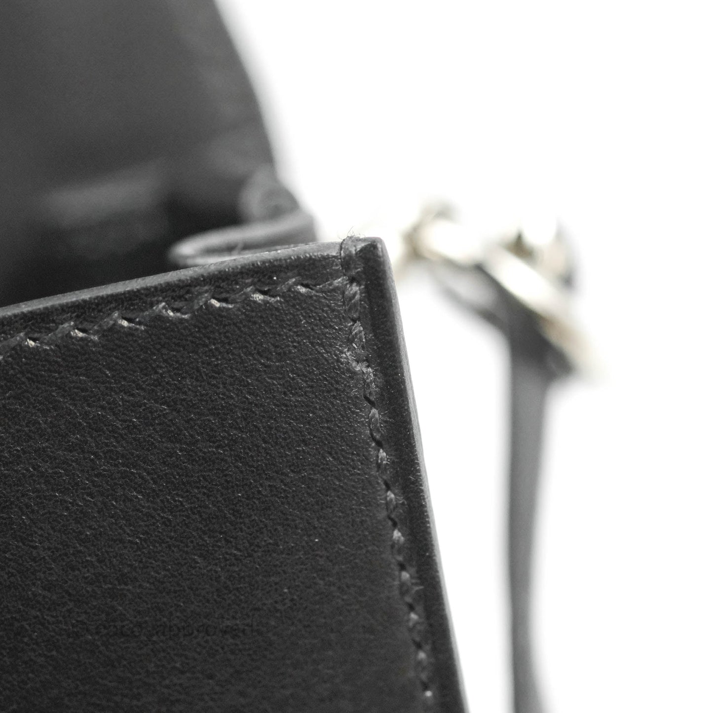 Hermès Roulis Mini 18 Black Swift Palladium Hardware