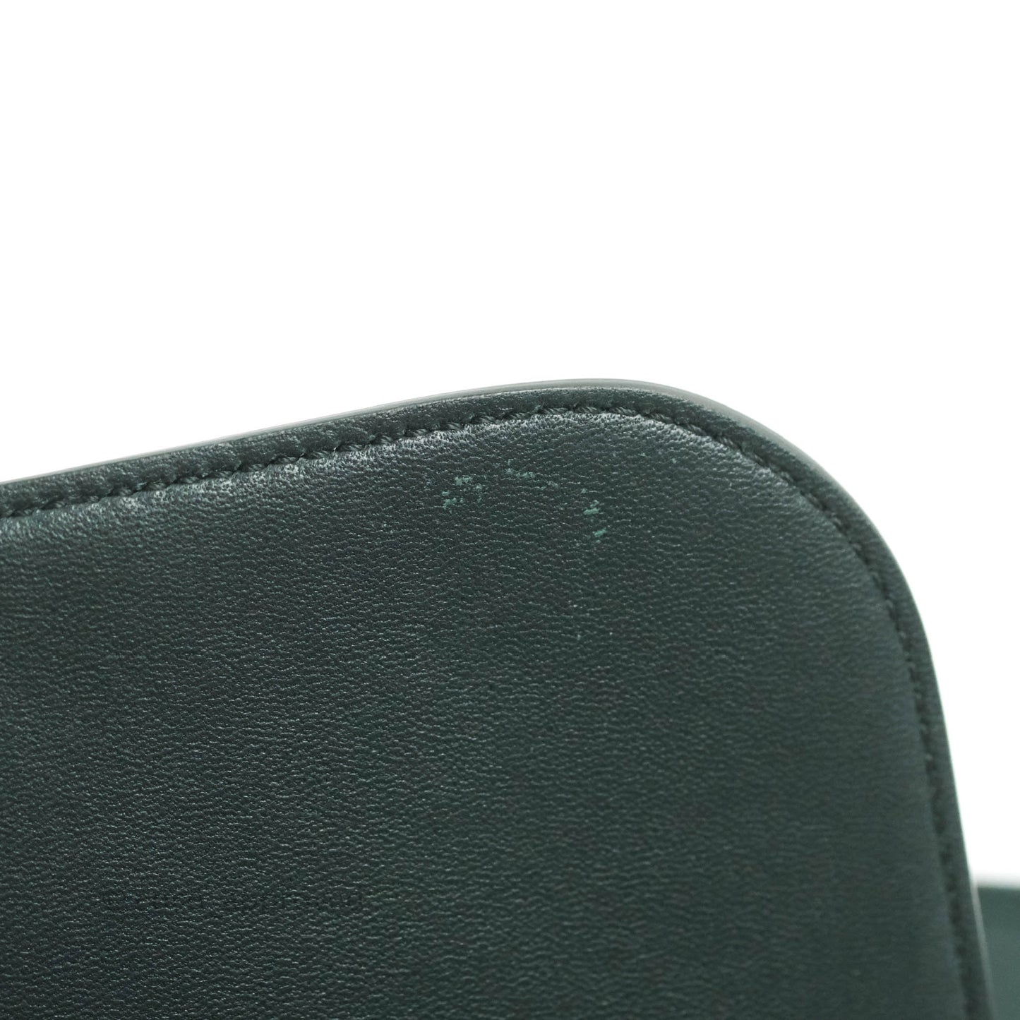 Celine Medium Triomphe Shiny Calfskin Amazone Green