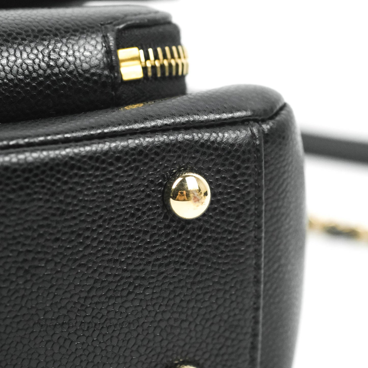 Chanel Quilted Small Business Affinity Flap Black Caviar Gold Hardware