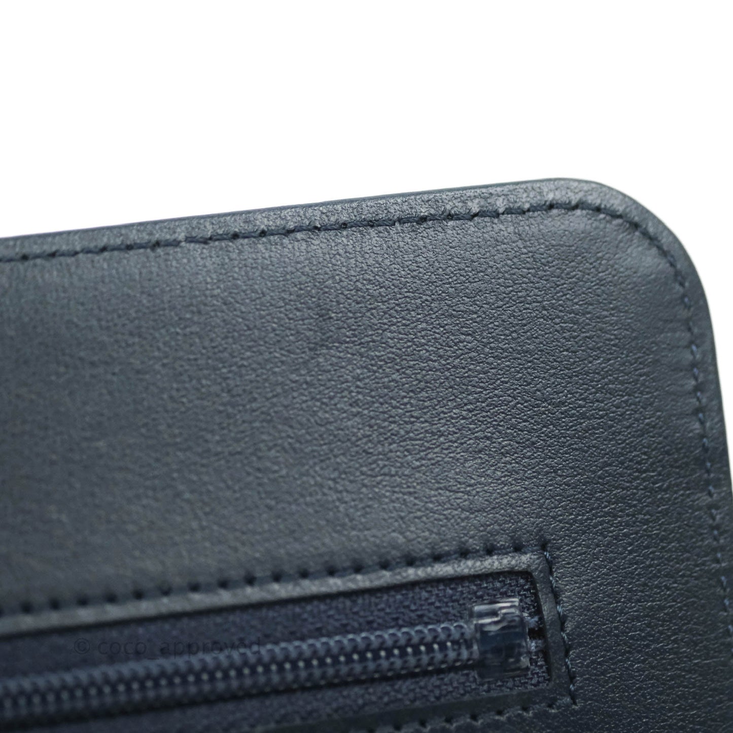 Chanel Quilted Boy Wallet on Chain WOC Navy Caviar Gold Hardware