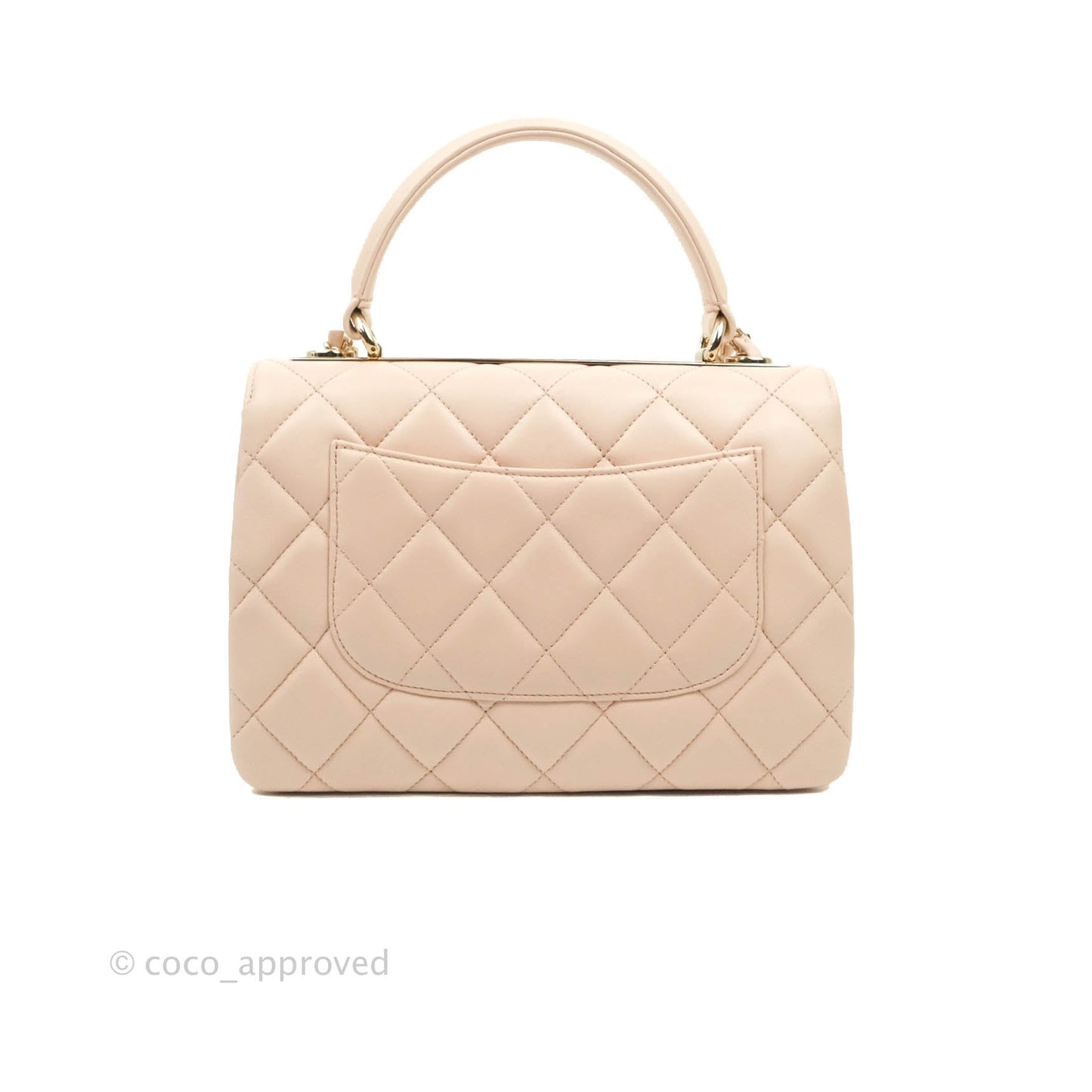 Chanel Trendy CC Small Light Beige Pink Lambskin Gold Hardware