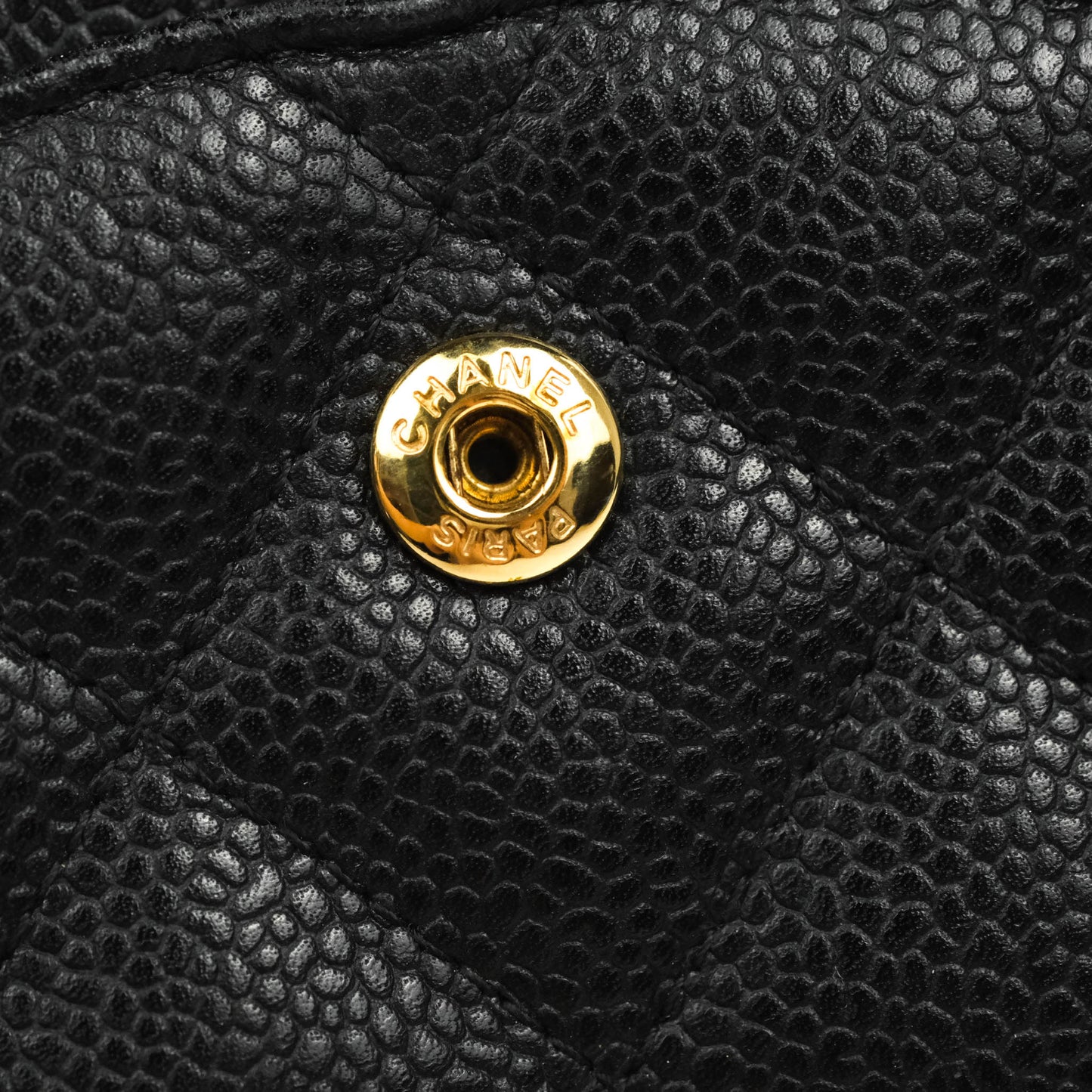 Chanel Jumbo Double Flap Black Caviar Gold Hardware⁣⁣