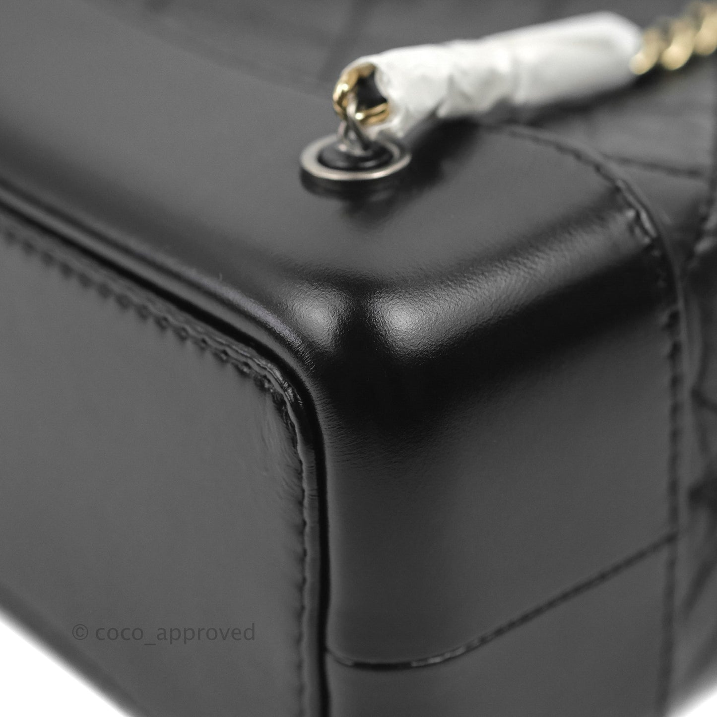 Chanel Small Gabrielle Backpack Black Aged Calfskin