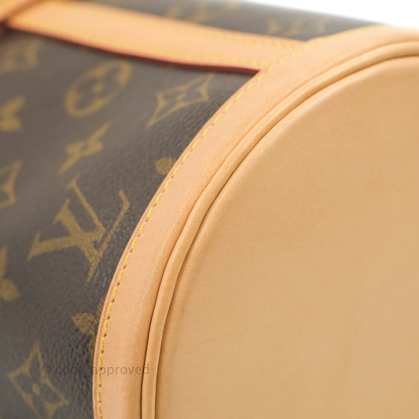 Louis Vuitton Duffle Bucket Bag Monogram Canvas