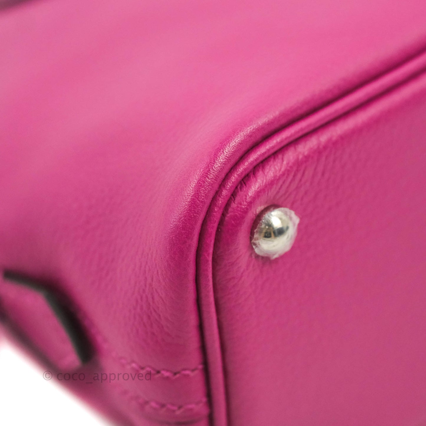 Hermes Mini Bolide 1923 Bag Rose Pourpre Evecolor Palladium Hardware