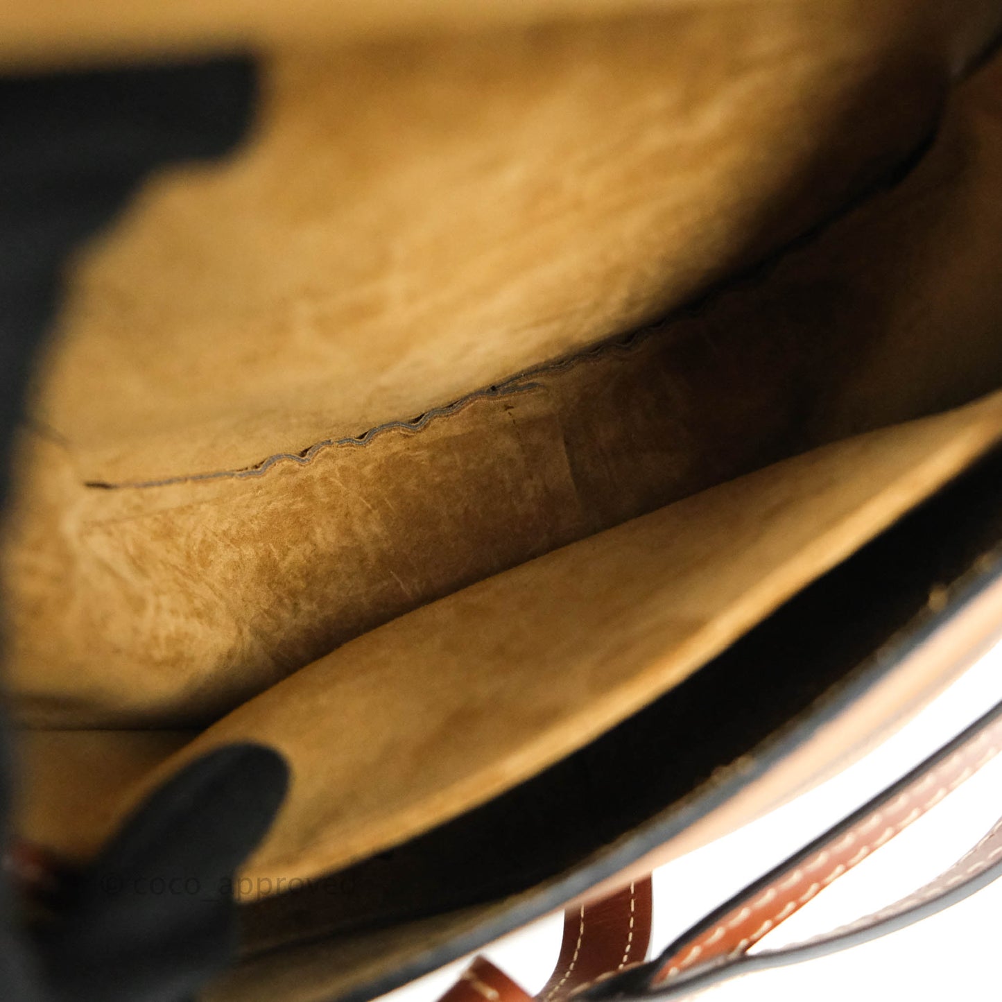 Loewe Small Gate Bag Light Caramel/Pecan Grained Calfskin