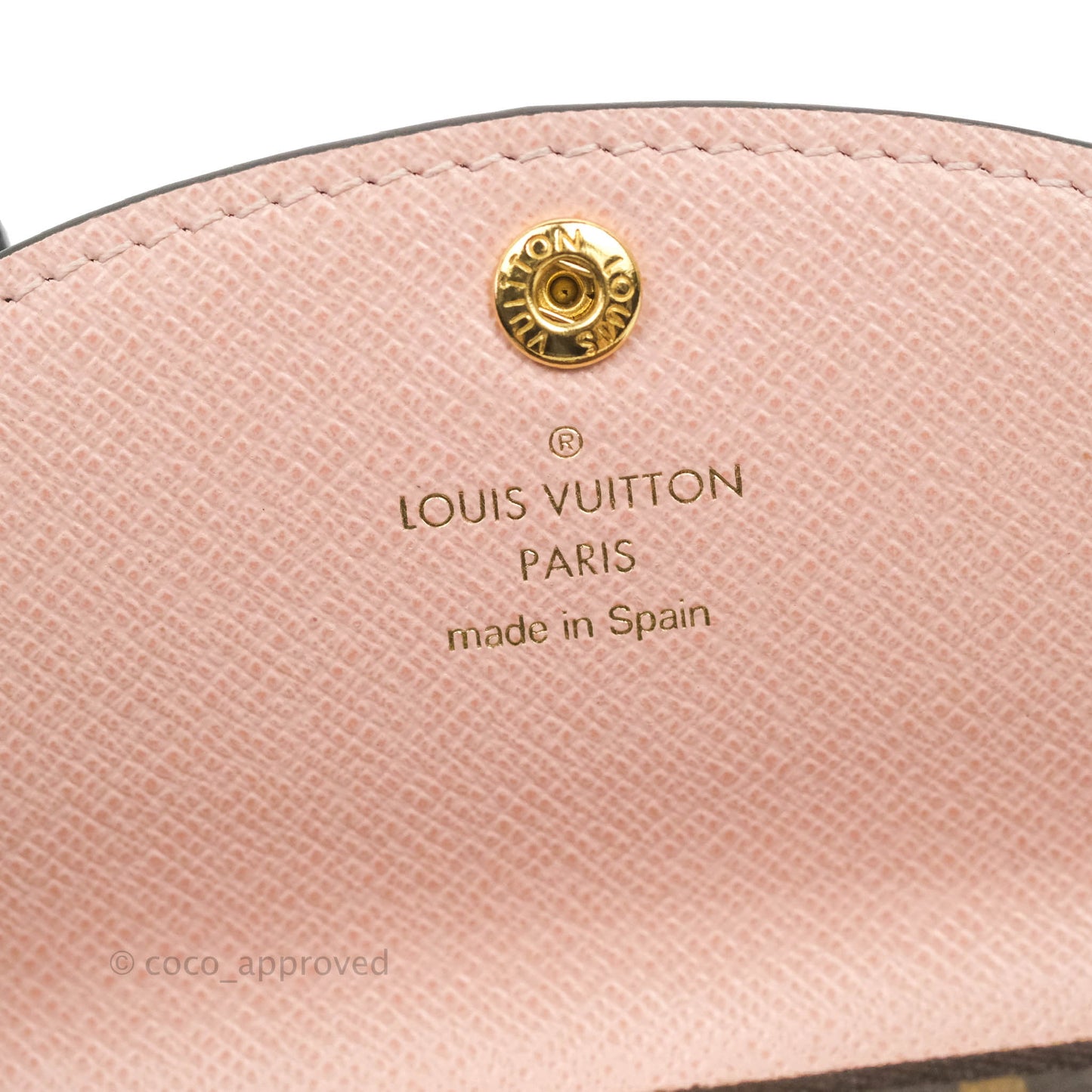 Louis Vuitton Rosalie Coin Purse Monogram Rose Ballerine