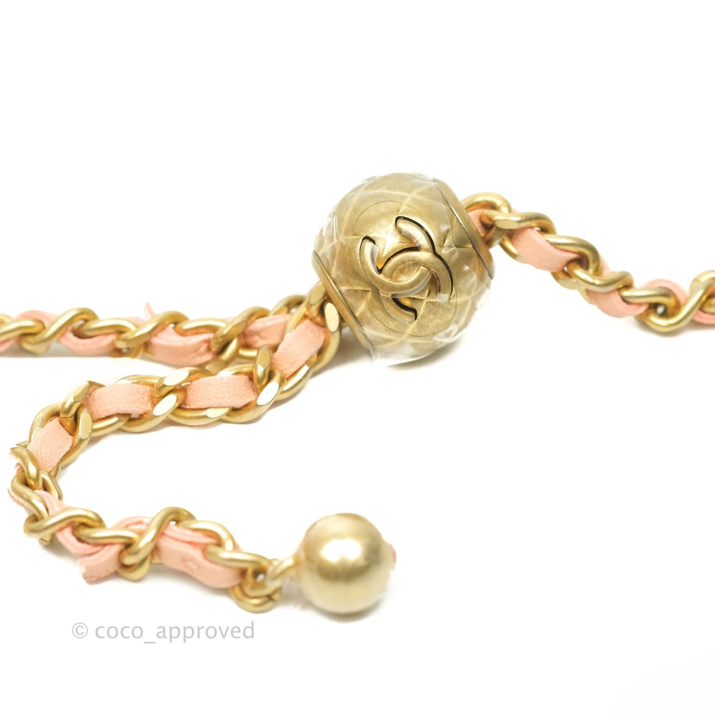 Chanel Classic Mini Pearl Crush Vanity With Chain Pink Lambskin Aged Gold Hardware
