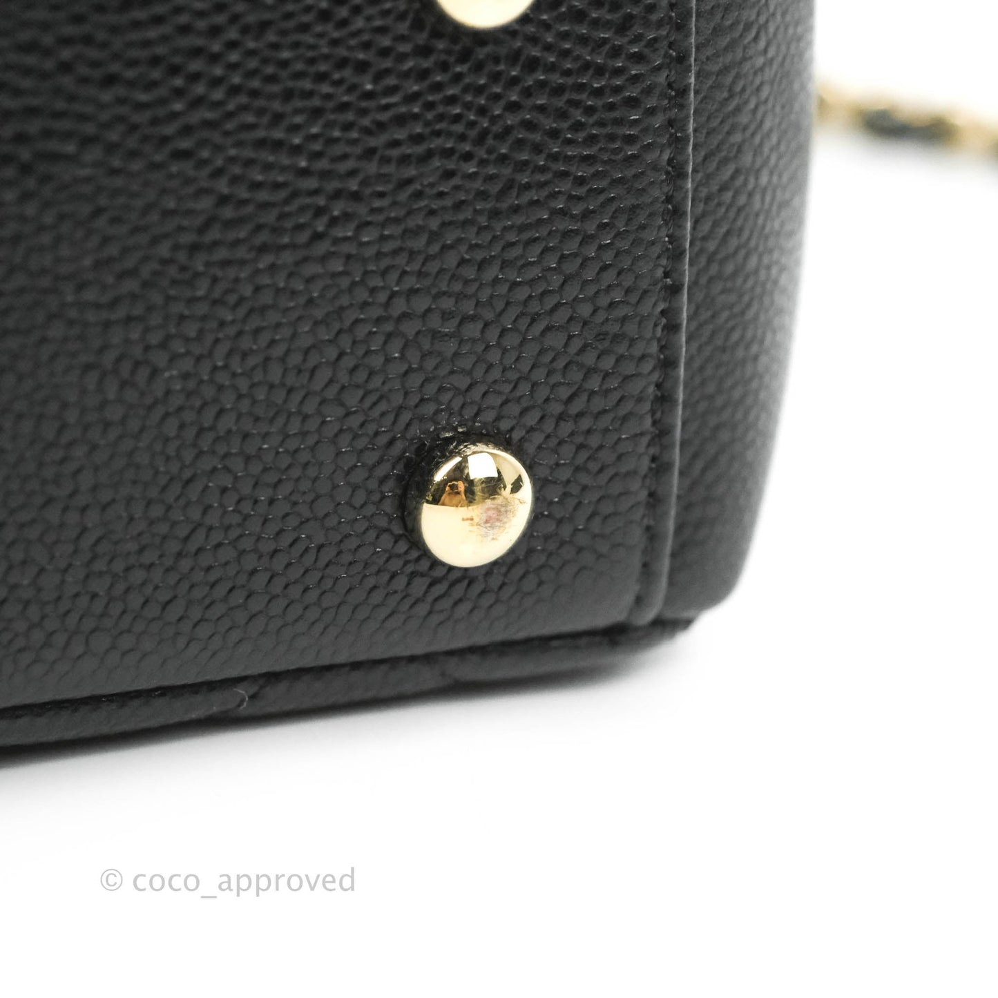 Chanel Quilted Small Business Affinity Flap Black Caviar Gold Hardware