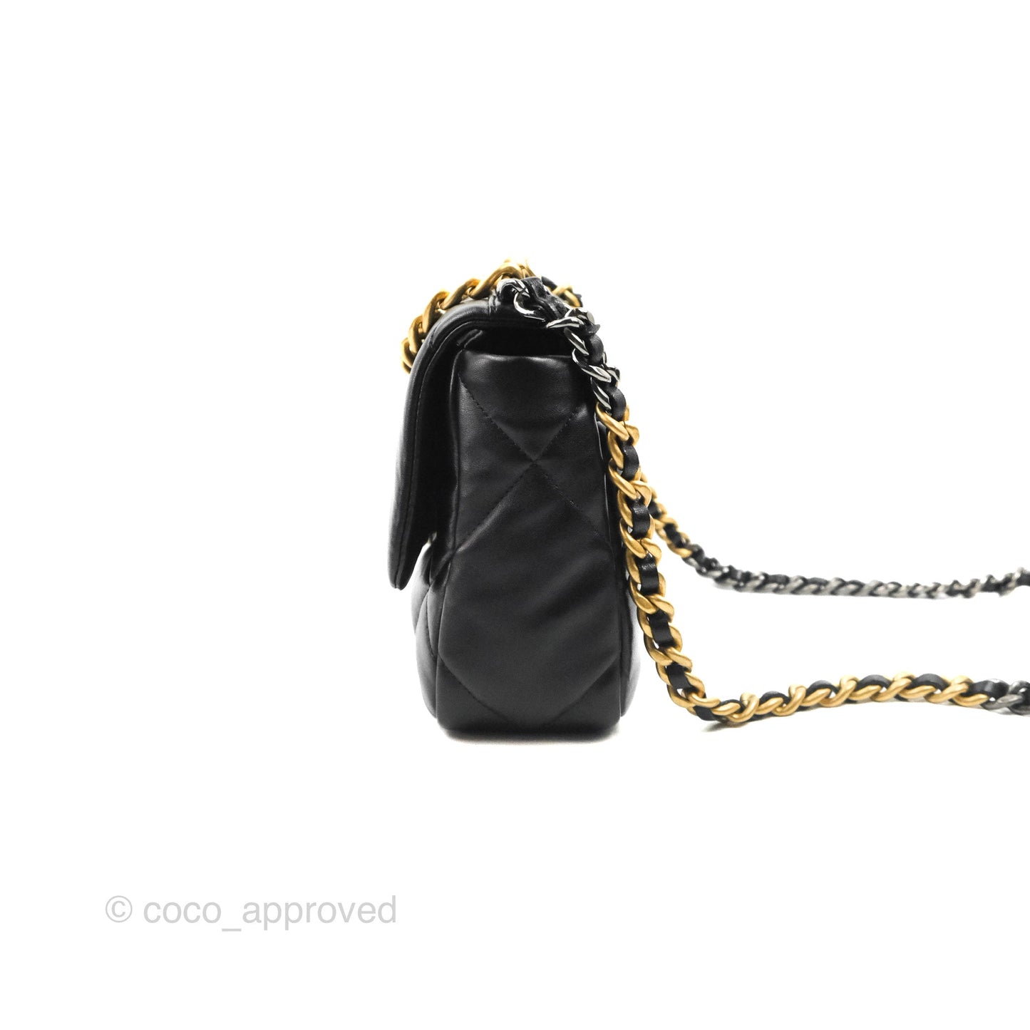 Chanel 19 Small Black Mixed Hardware