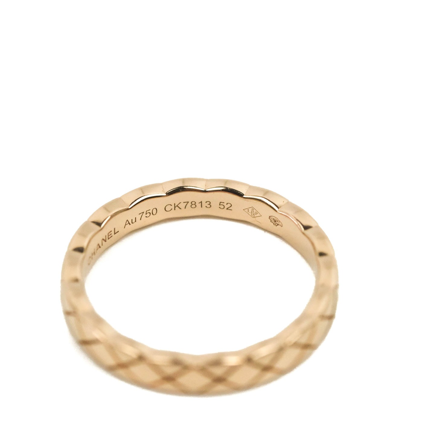 Chanel Coco Crush Ring 18K Beige Gold Size 52