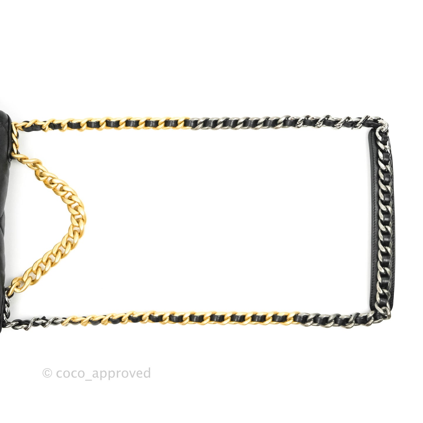 Chanel 19 Small Black Lambskin Mixed Hardware