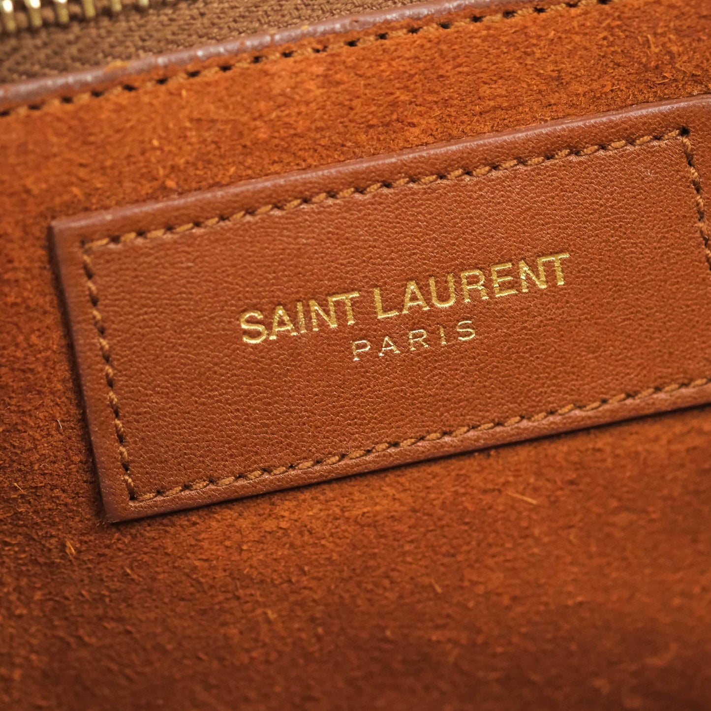 Saint Laurent Small Sac de Jour Bag Brown Calfskin Gold Hardware