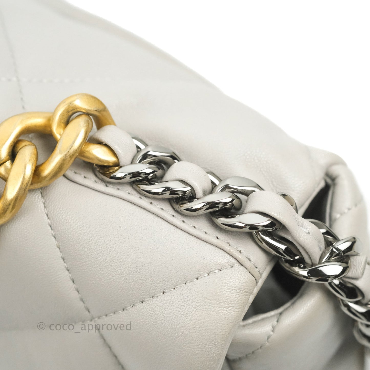 Chanel 19 Medium Grey Mixed Hardware