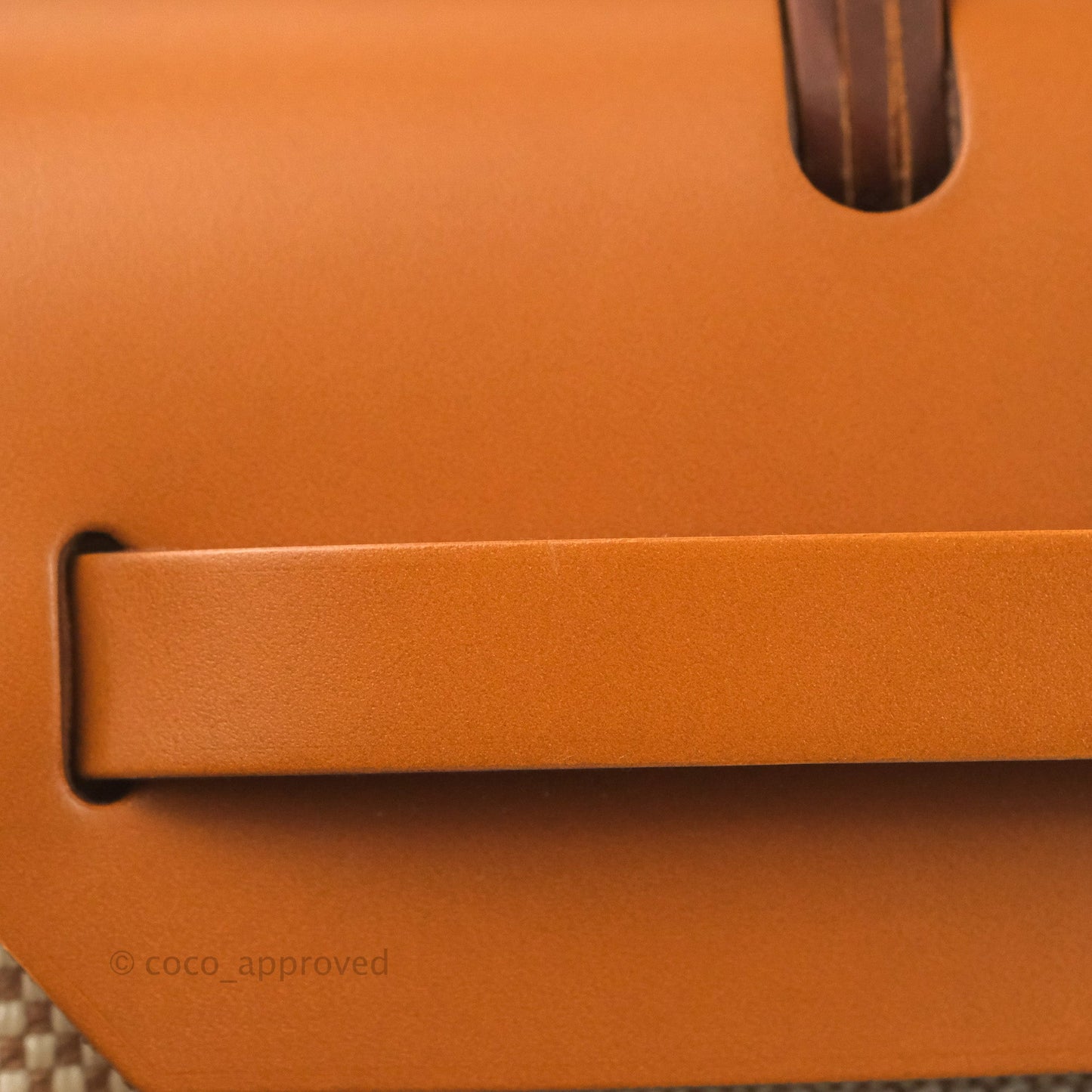 Hermès Herbag Zip 31 Retourne Criss Viking Ecru-Beige/Fauve Canvas Gold Hardware