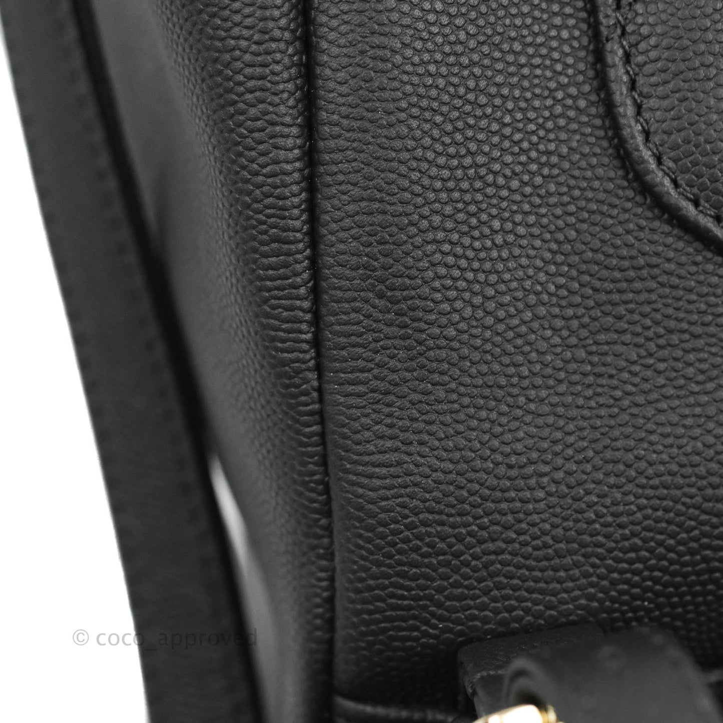 Chanel Quilted Business Affinity Backpack Black Caviar Gold Hardware