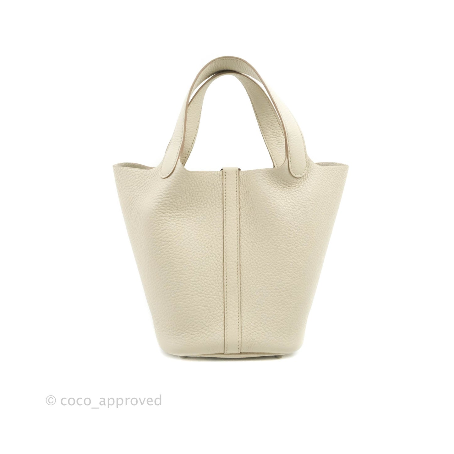 Hermès Picotin Lock 18 PM Beton 8L Clemence Palladium Hardware