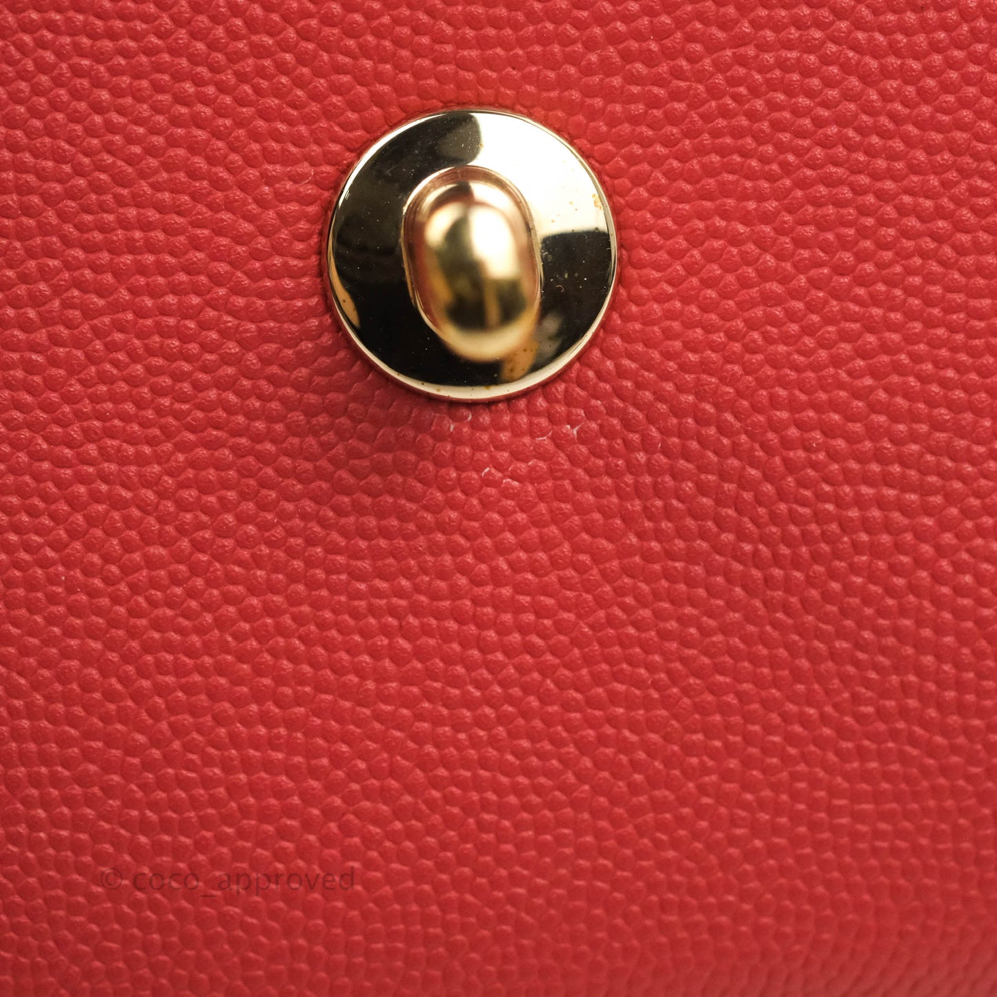 Chanel Quilted Small Business Affinity Flap Red Caviar Gold Hardware