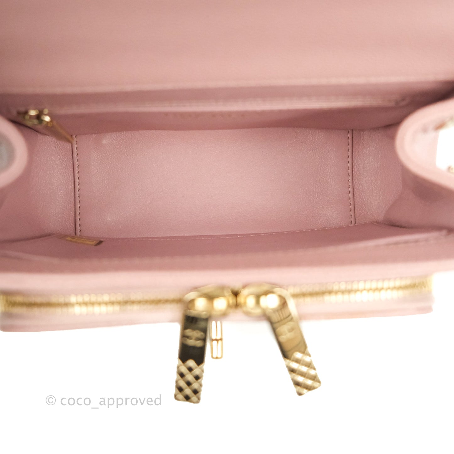 Chanel Quilted Small Business Affinity Flap Pink Caviar Gold Hardware