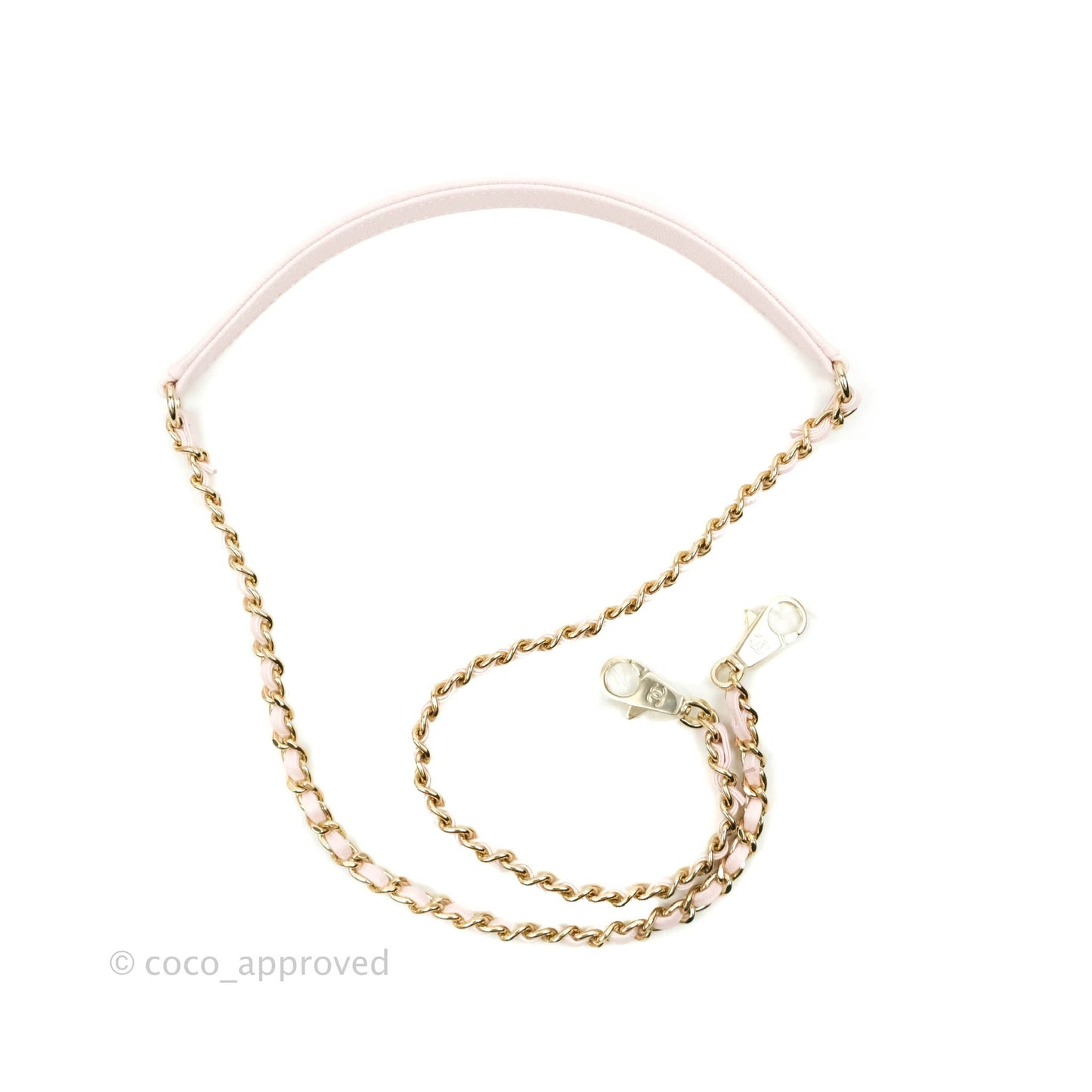 Chanel Small Coco Handle Light Pink Caviar Gold Hardware
