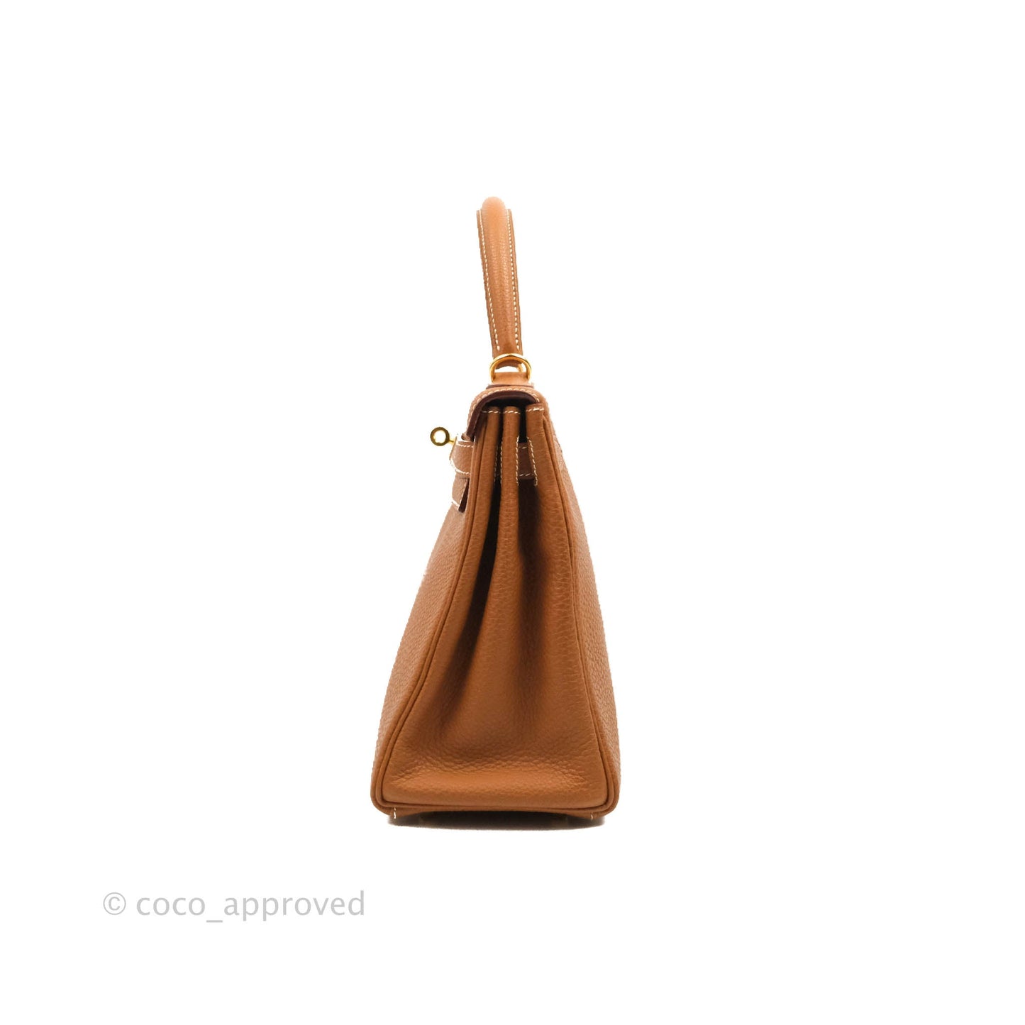 Hermès Kelly 28 Gold Clemence Gold Hardware