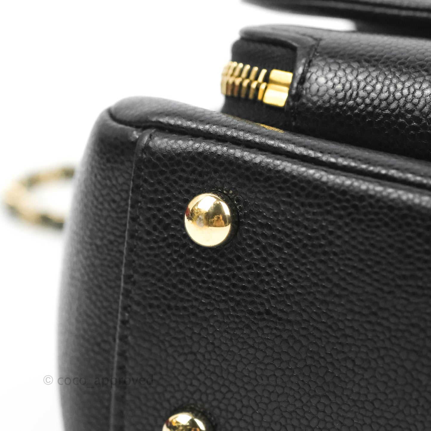 Chanel Quilted Small Business Affinity Flap Black Caviar Gold Hardware