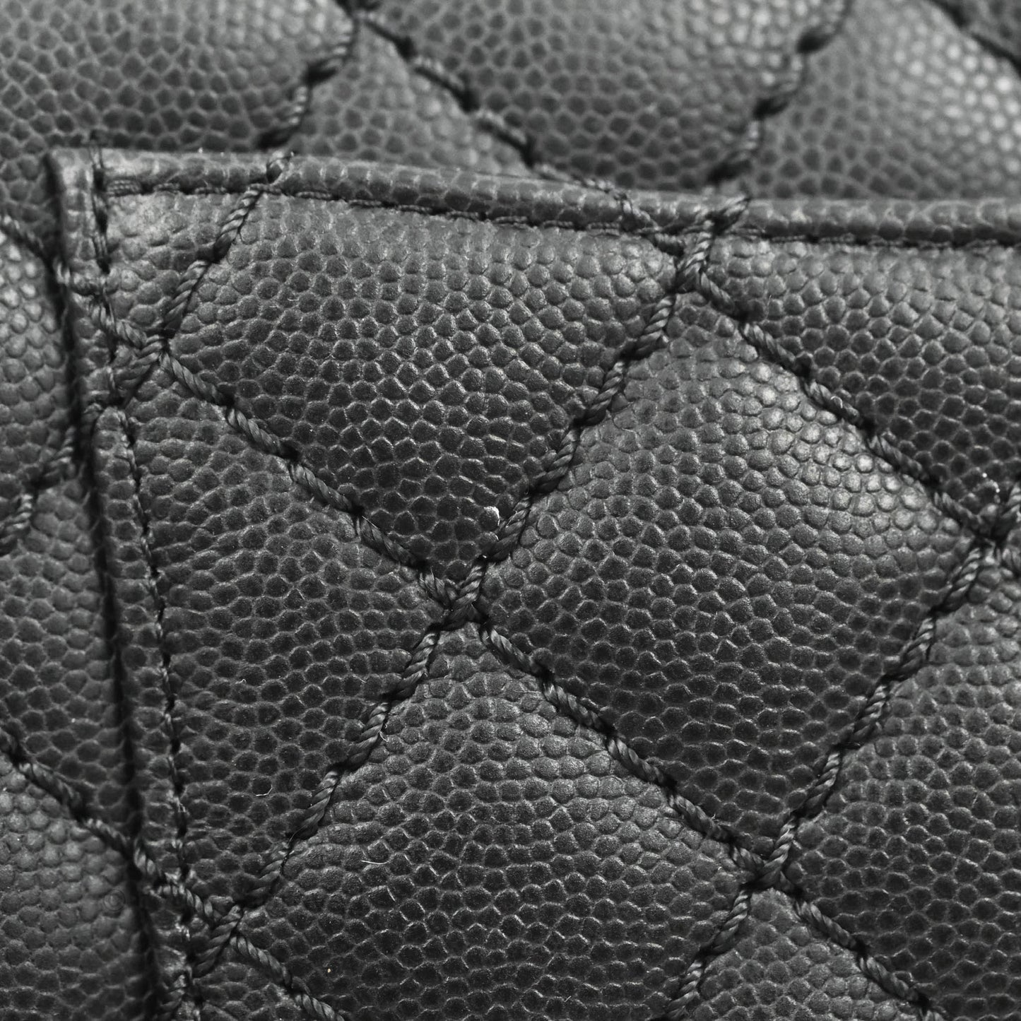 Chanel Quilted Mini Rectangular Dark Grey Caviar Ruthenium Hardware