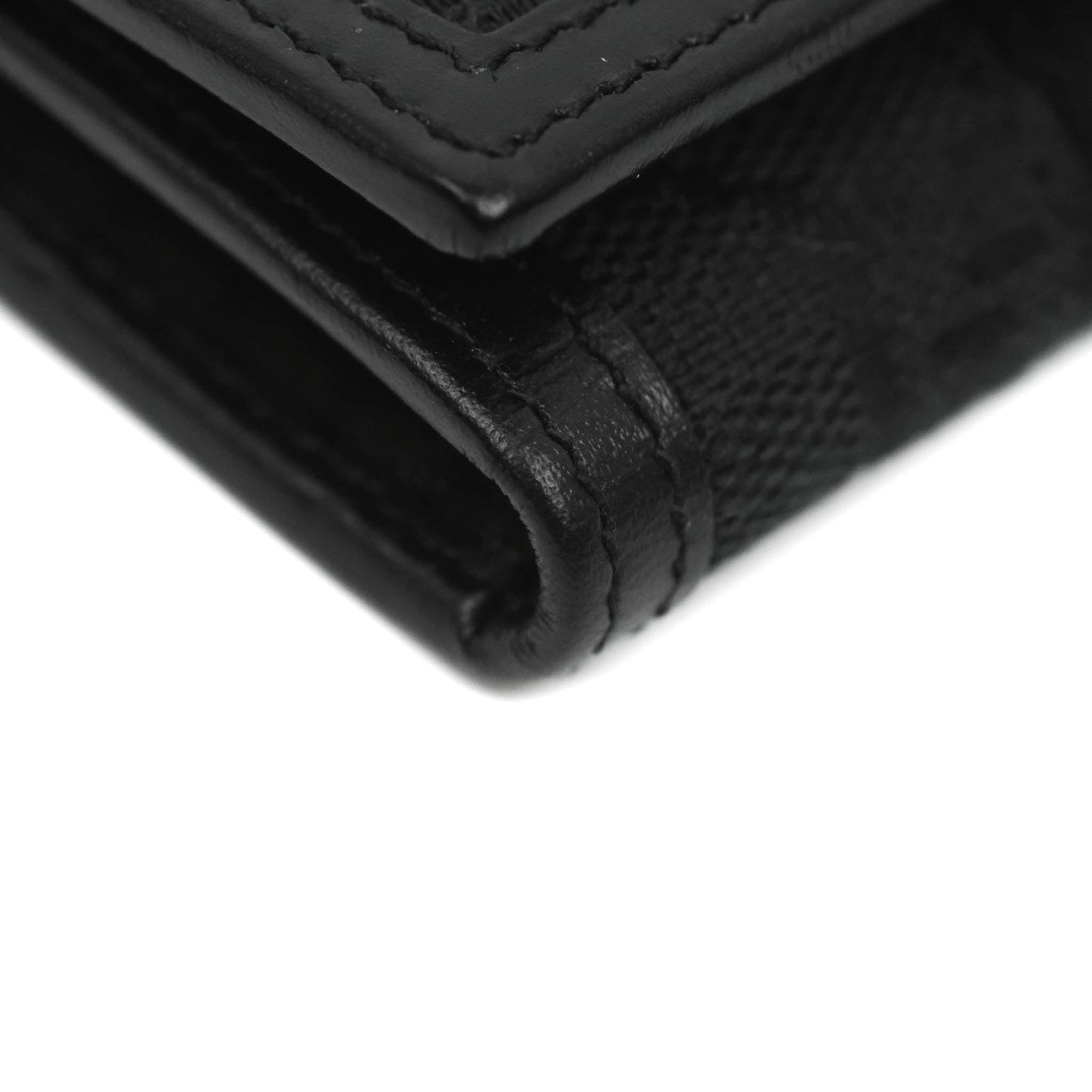 Gucci Vintage GG Web Six-Key Holder Black Canvas