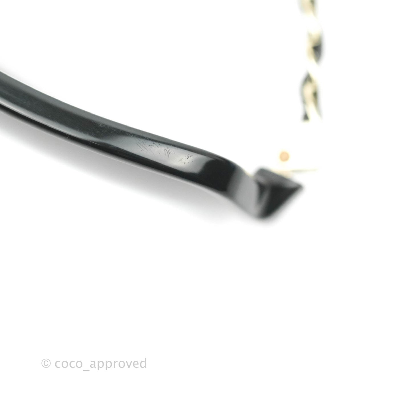 Chanel Square Chainlink Gradient Grey Lenses Sunglasses