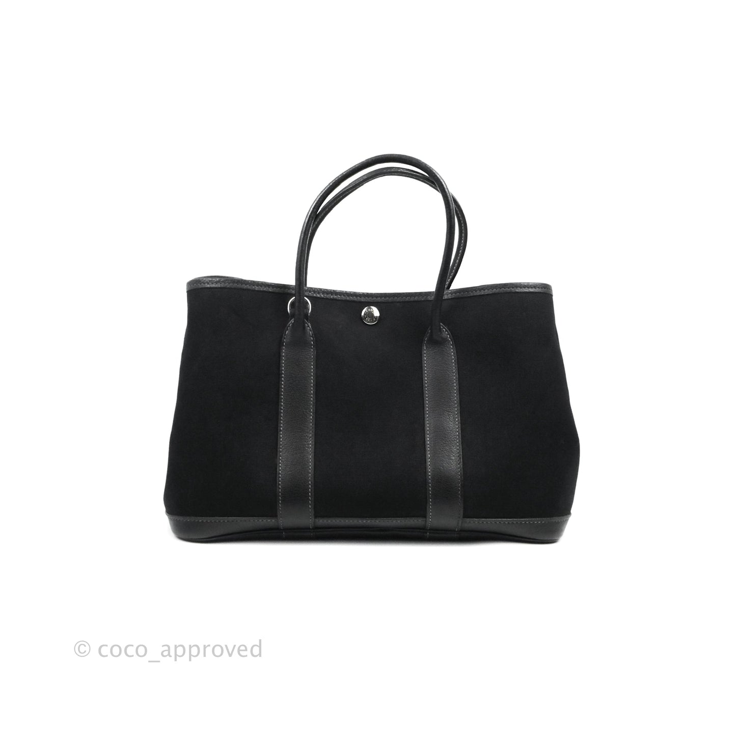 Hermès Garden Party 30 Canvas Black