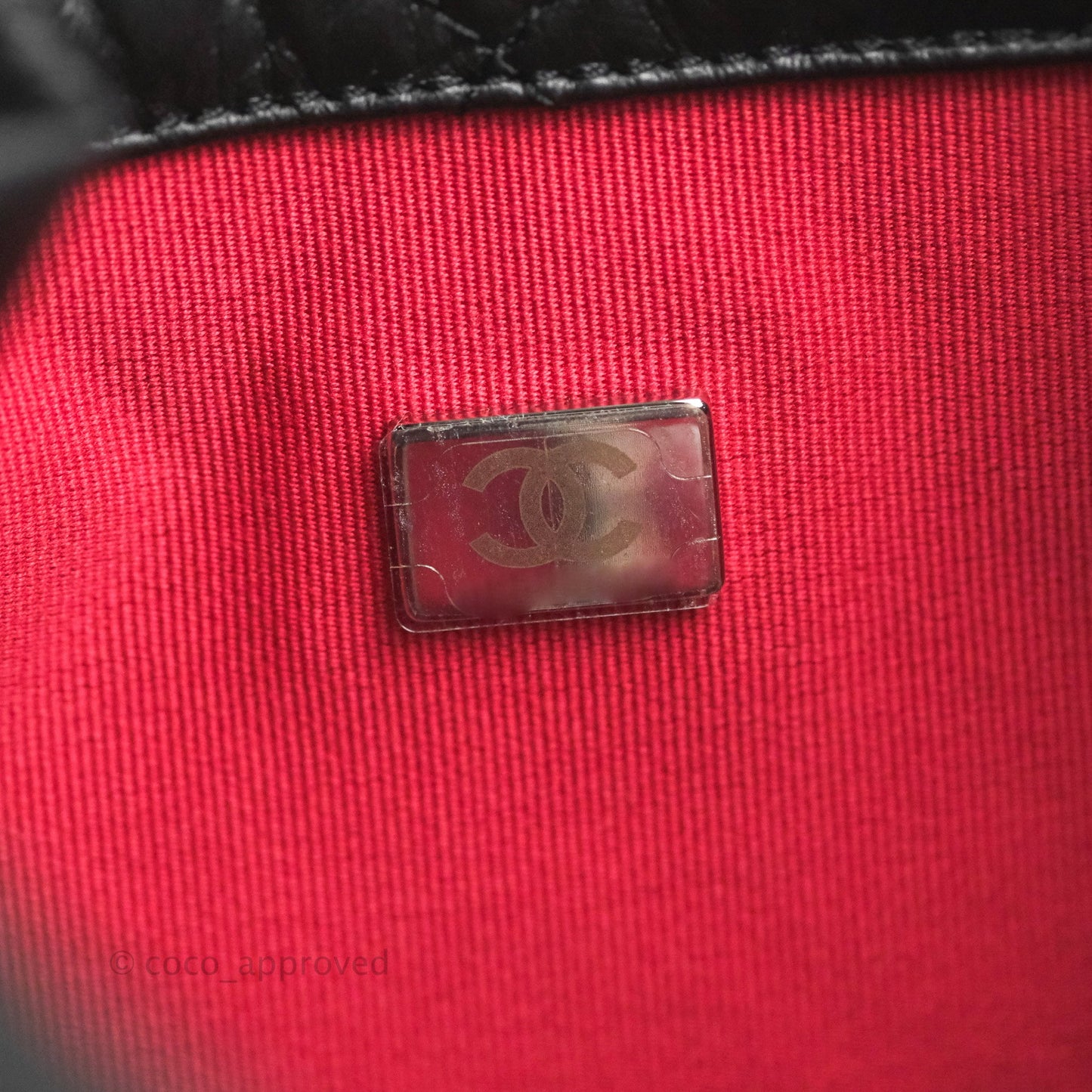 Chanel Small Gabrielle Backpack Black Aged Calfskin