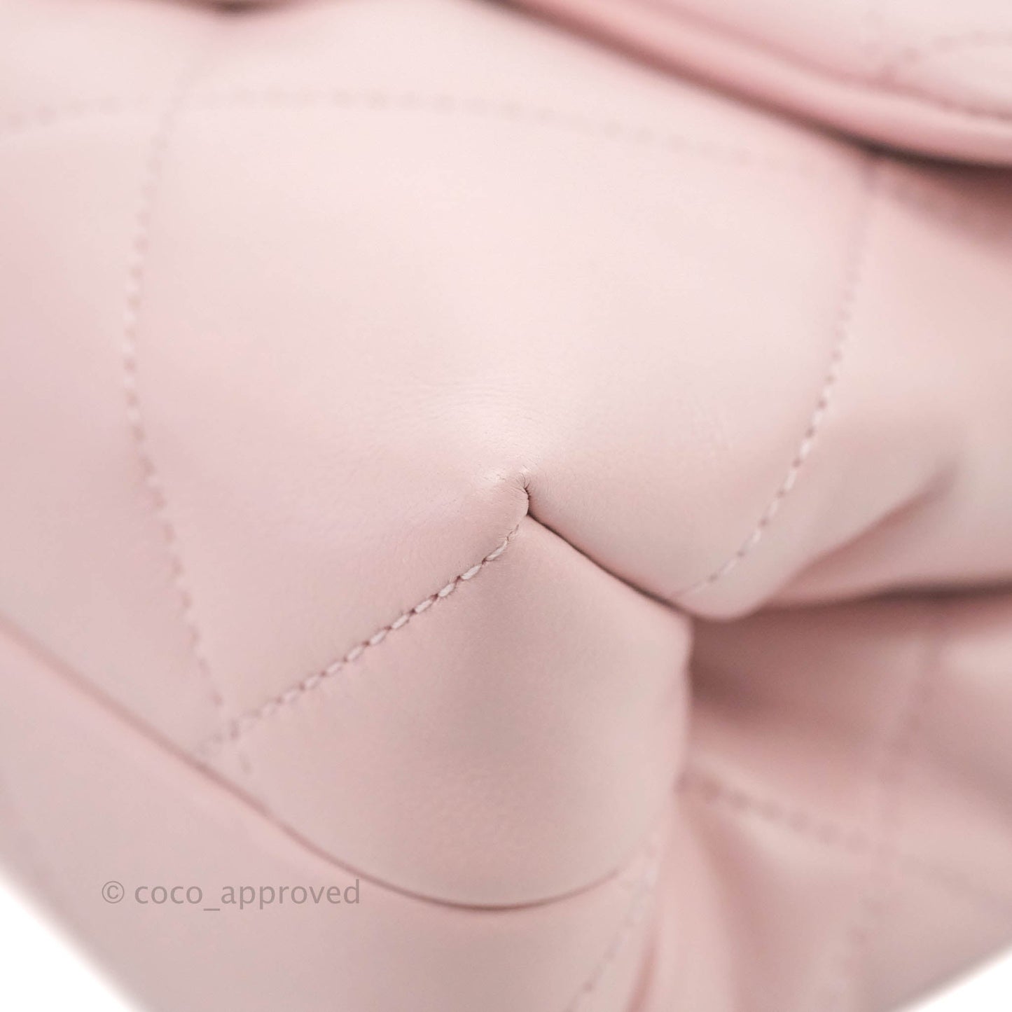 Chanel Small Flap Bag Light Pink Lambskin Aged Gold Hardware 22-23FW
