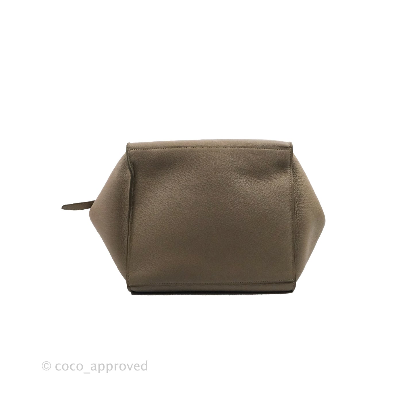 Celine Small Big Bag Light Taupe Supple Grained Leather Silver Hardware