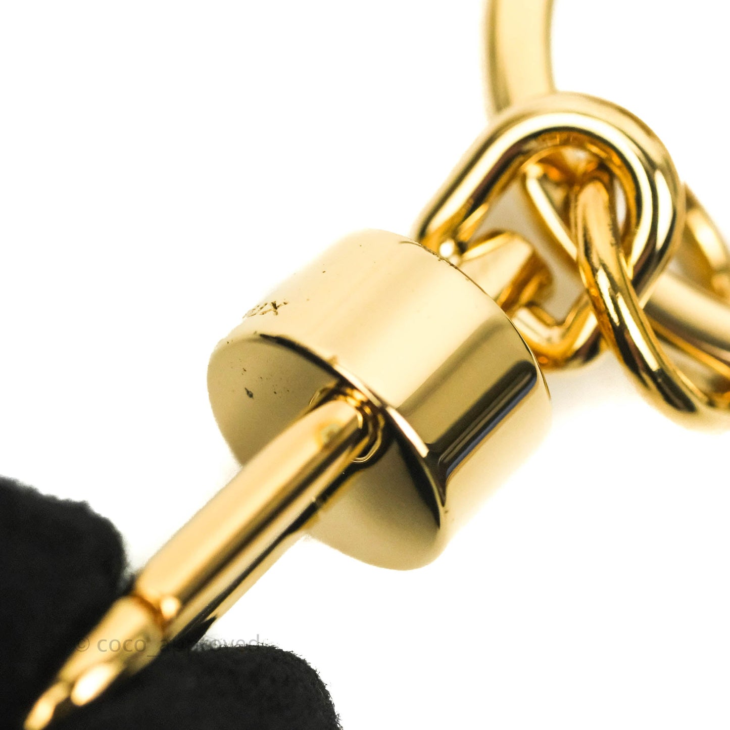 Delvaux Mini Brillant Bag Charm Light Grey Calfskin