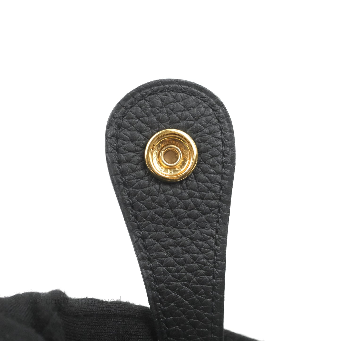 Hermes Evelyne III 29 Black Clemence Gold Hardware