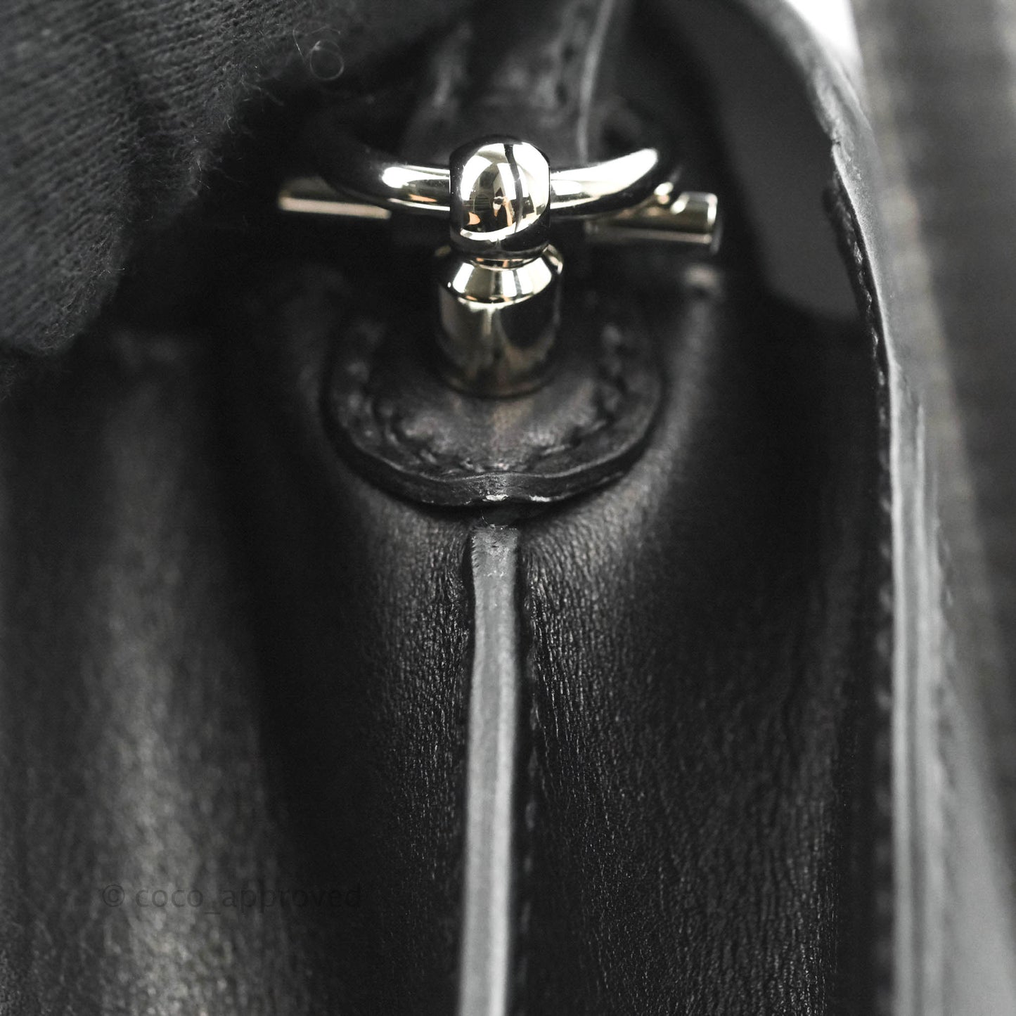 Hermès Roulis Mini 18 Black Swift Palladium Hardware