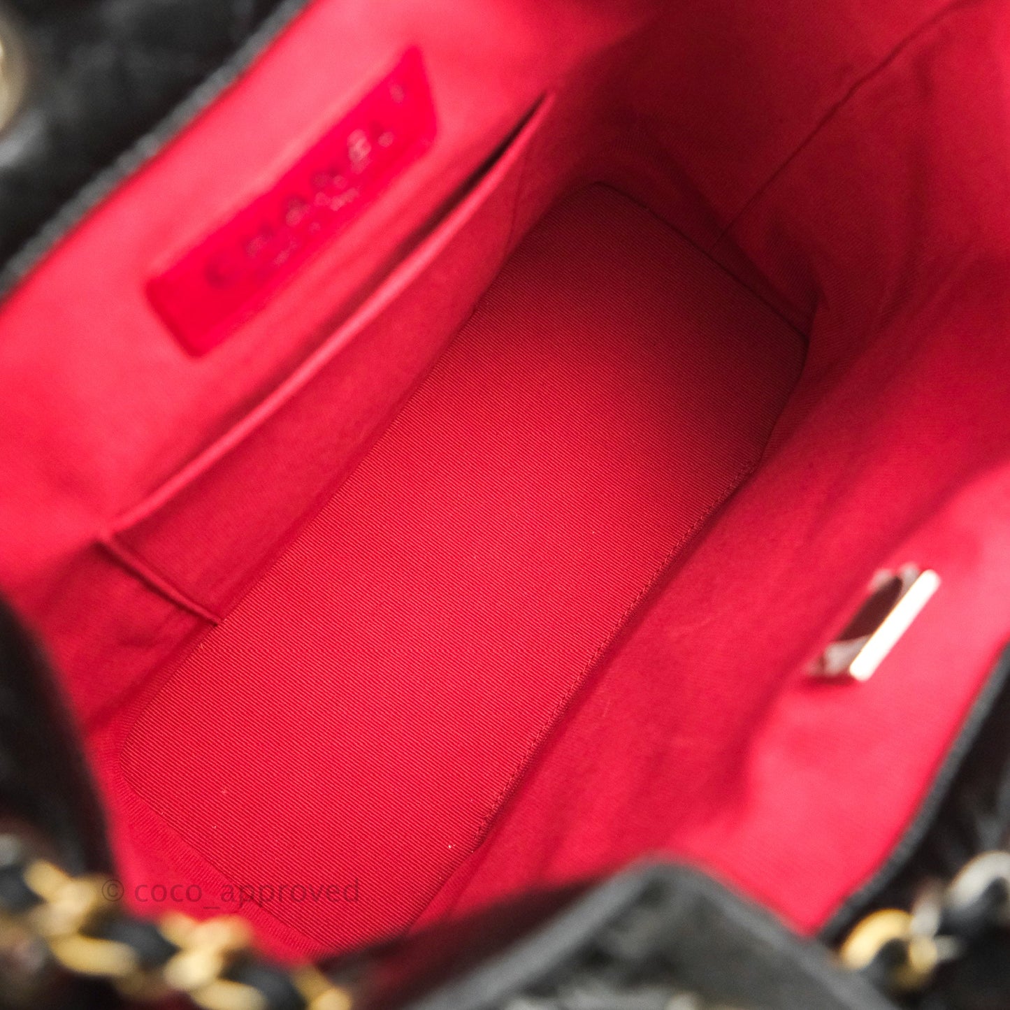 Chanel Small Gabrielle Backpack Black Aged Calfskin