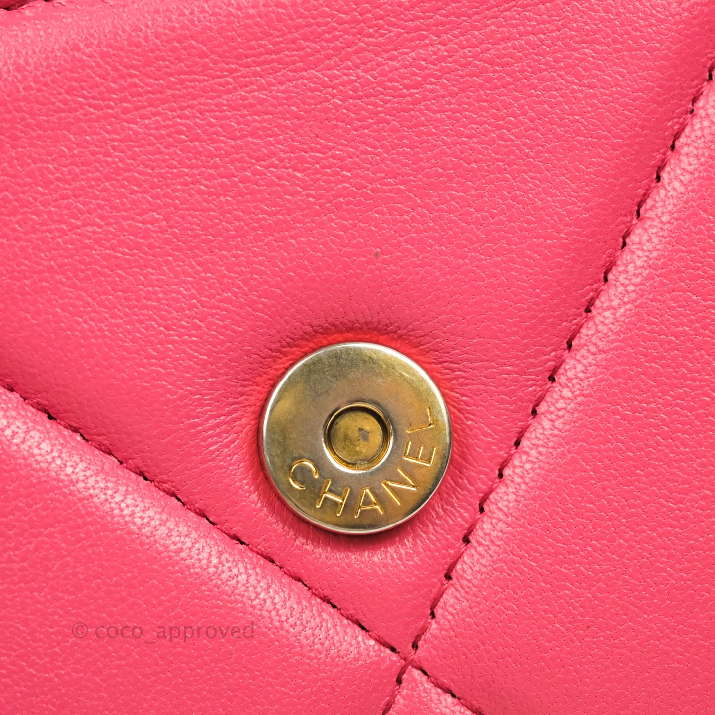 Chanel 19 Wallet on Chain WOC Pink Mixed Hardware
