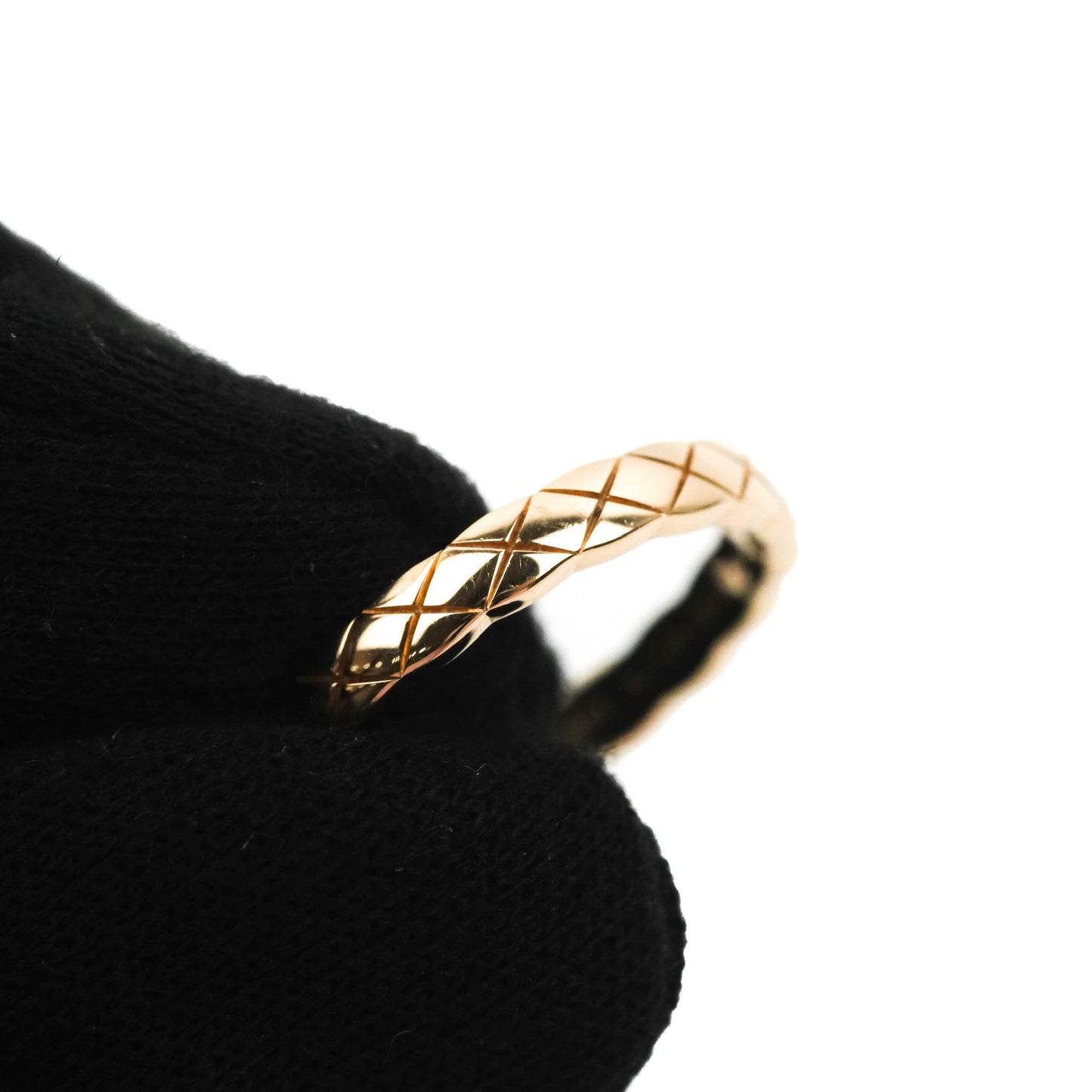 Chanel Coco Crush Ring 18K Beige Gold Size 52