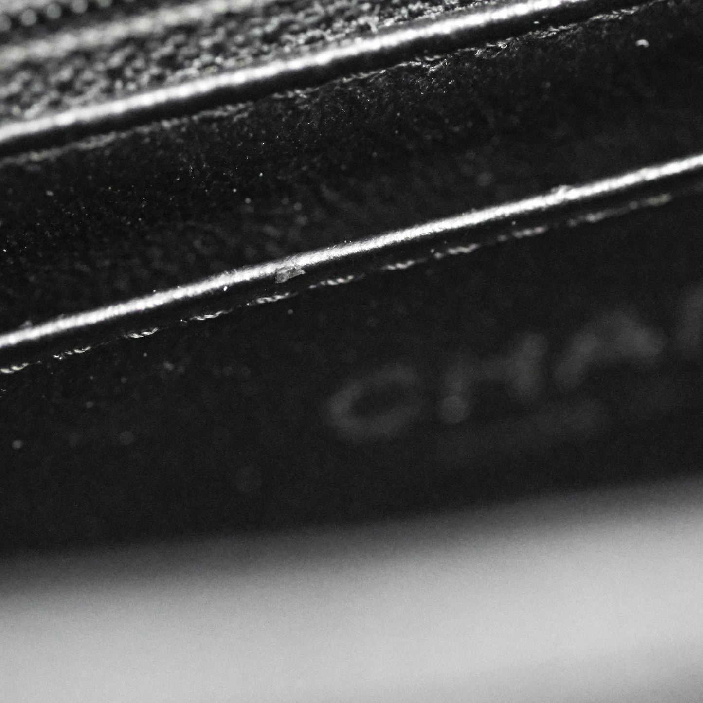 Chanel Mini Square Black Caviar Silver Hardware