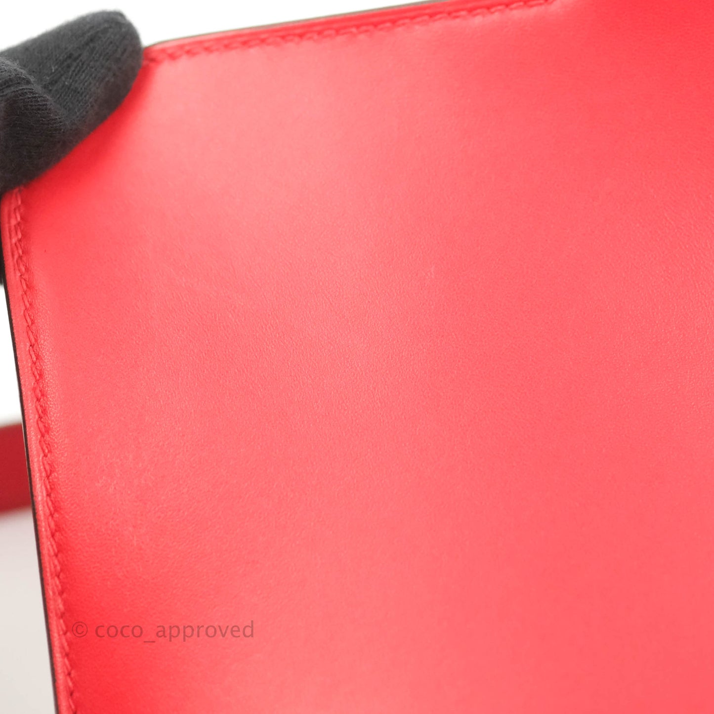 Hermès Constance 24 Rouge De Coeur Veau Epsom Palladium Hardware