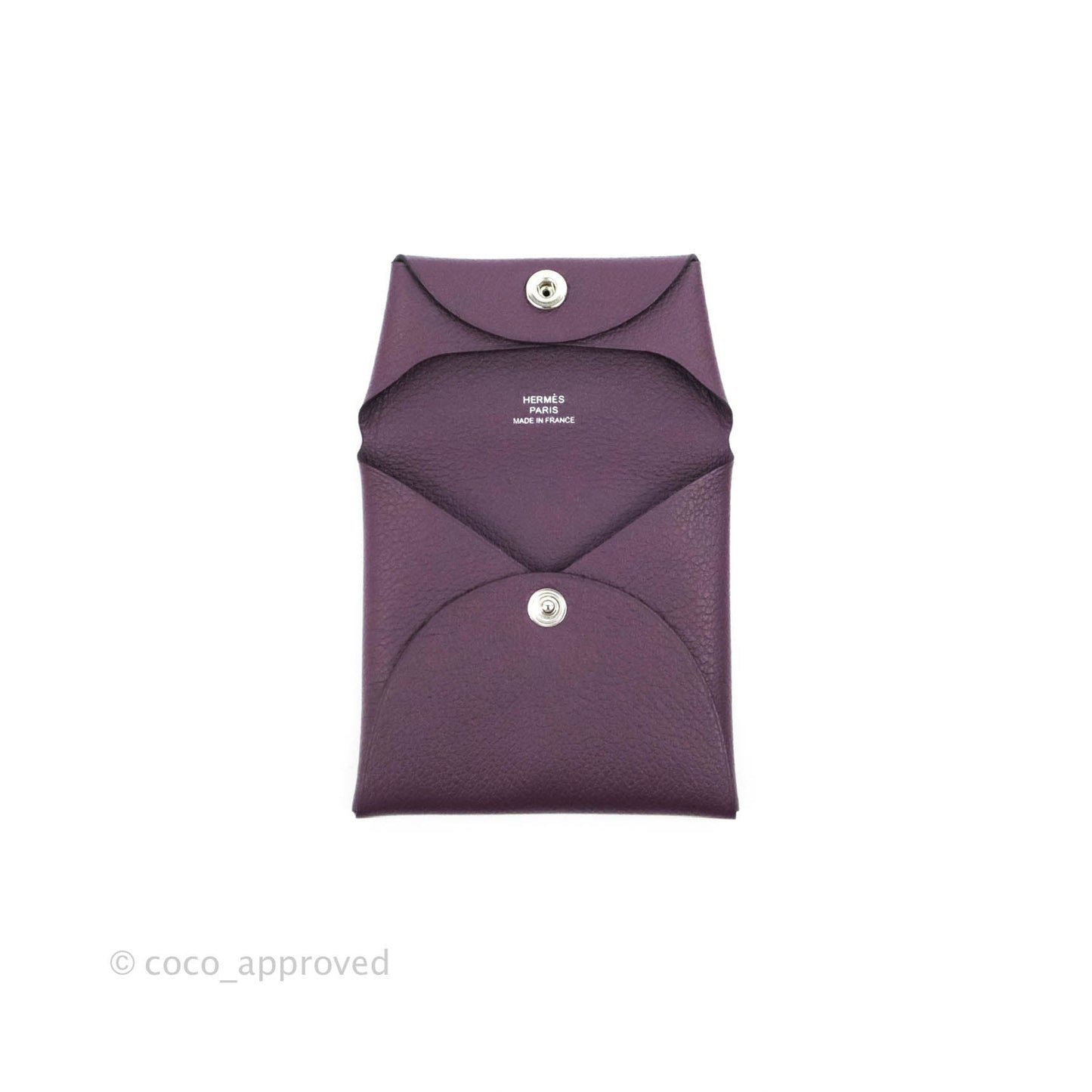 Hermès Bastia Coin Purse Cassis