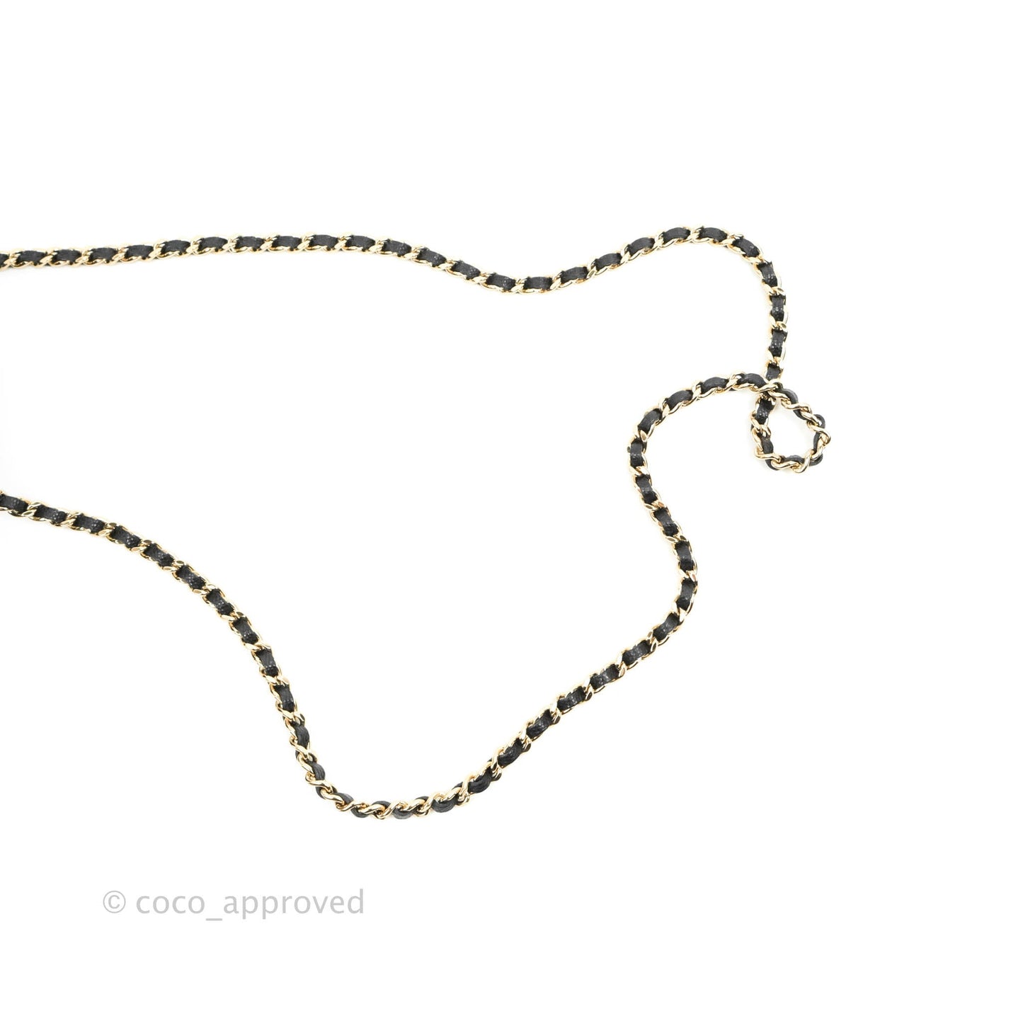 Chanel Vanity with Chain Black Caviar Gold Hardware 22S